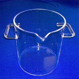 Heat Resistant Fused Glass Quartz Beaker
