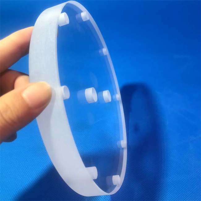 Customized Optical Perforated Quartz Plate Customized Optical Perforated Quartz Plate