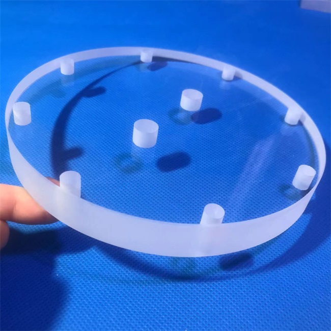 Optical perforated quartz glass Plate Optical perforated quartz glass Plate