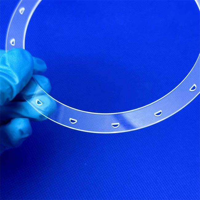 Quartz flange ring sealing gasket seller Quartz flange ring sealing gasket seller
