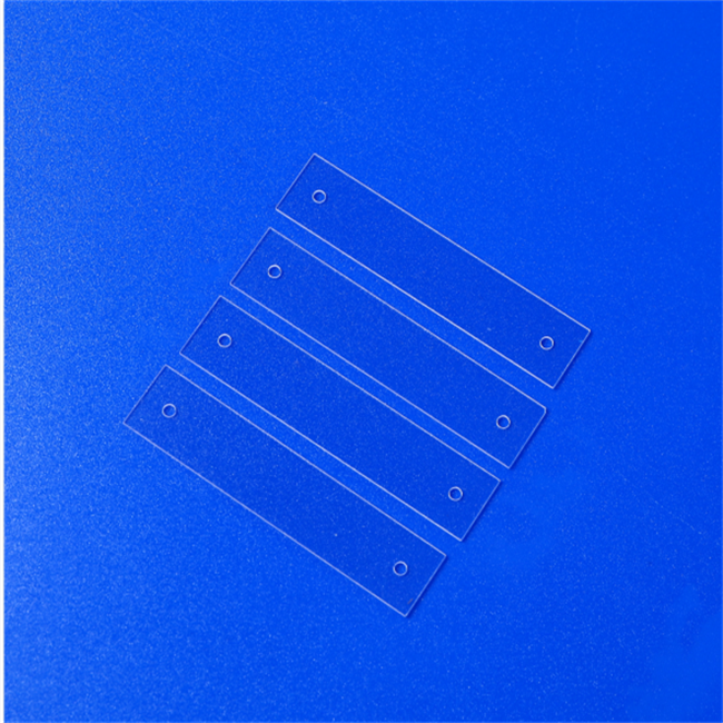 Rectangular Drilled Quartz Plate Rectangular Drilled Quartz Plate