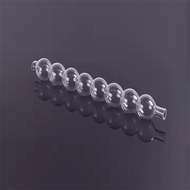 Transparent spiral quartz glass condenser tube supplier Transparent spiral quartz glass condenser tube supplier