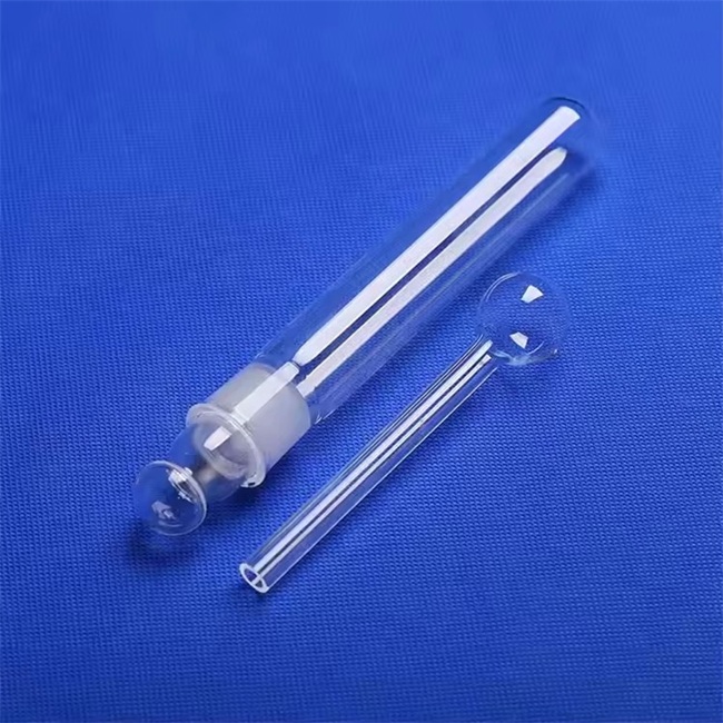 Corrosion resistant and heat-resistant laboratory medical quartz glass test tube Corrosion resistant and heat-resistant laboratory medical quartz glass test tube