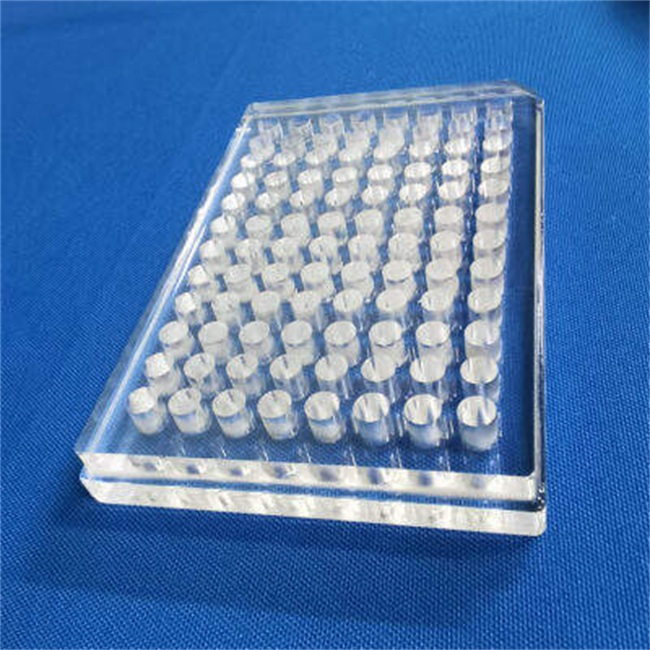 96 well optical quartz plate factory 96 well optical quartz plate factory