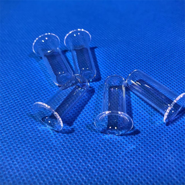Small size back cover quartz tube Small size back cover quartz tube