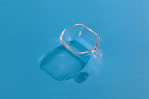 Barco de quartzo fundido transparente de resistência a altas temperaturas