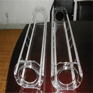 Barchetta in vetro al quarzo trasparente per semiconduttori