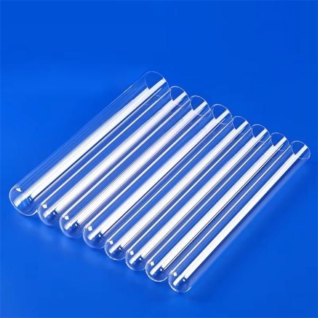 High temperature and heat-resistant laboratory medical quartz glass test tube High temperature and heat-resistant laboratory medical quartz glass test tube