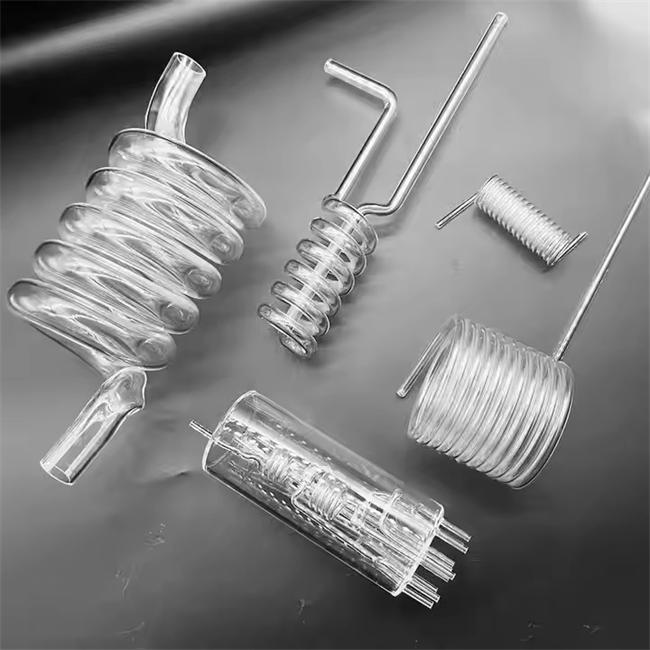 Spiral liquid separation quartz tube factory Spiral liquid separation quartz tube factory