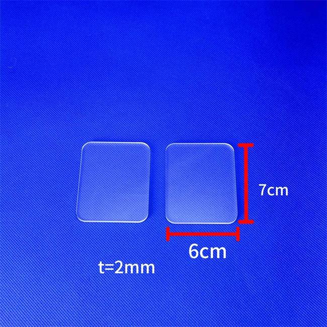 7-6cm high-purity transparent quartz sheet 7-6cm high-purity transparent quartz sheet