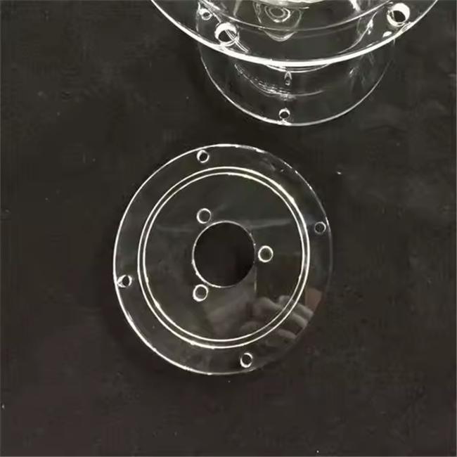 Low thermal expansion coefficient high-purity quartz flange Factory Low thermal expansion coefficient high-purity quartz flange Factory