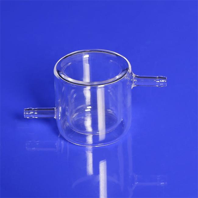 Transparent quartz double-layer reactor Transparent quartz double-layer reactor