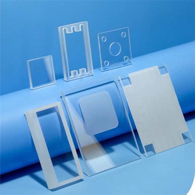 5-80mm JGS1-3 UV square quartz plate 5-80mm JGS1-3 UV square quartz plate