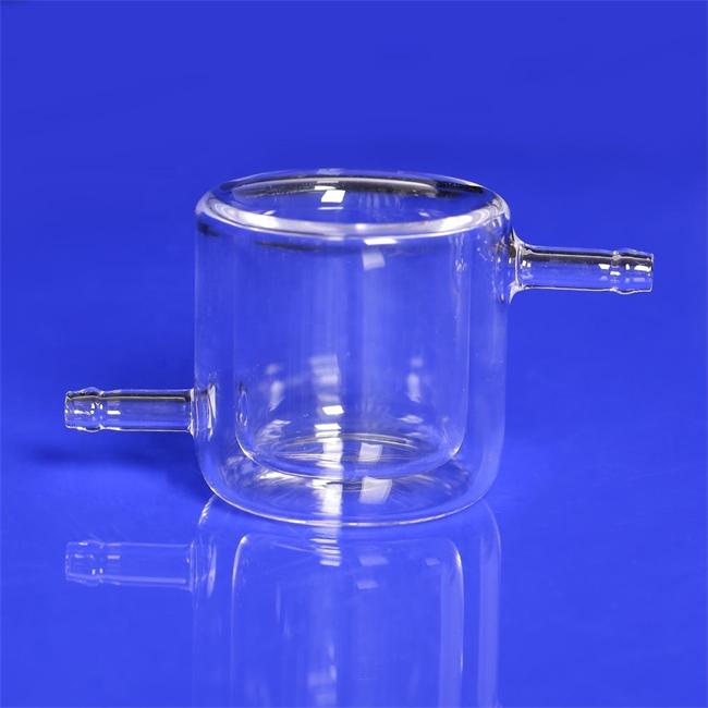 Transparent quartz double-layer reactor Wholesale supplier Transparent quartz double-layer reactor Wholesale supplier