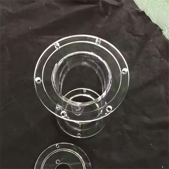 Low thermal expansion coefficient high-purity quartz flange Manufacturer Low thermal expansion coefficient high-purity quartz flange Manufacturer