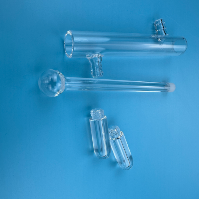 30-500mm vacuum double-layer quartz tube manufacturer 30-500mm vacuum double-layer quartz tube manufacturer