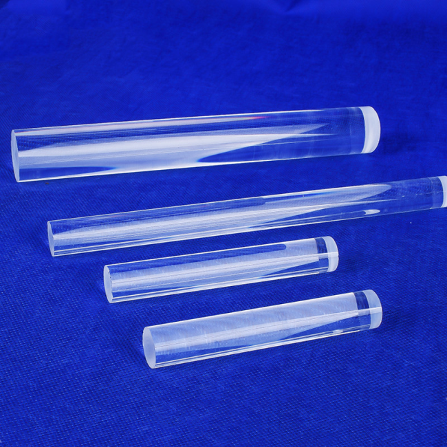 5-200mm high purity 93% transmittance fused silica rod 5-200mm high purity 93% transmittance fused silica rod