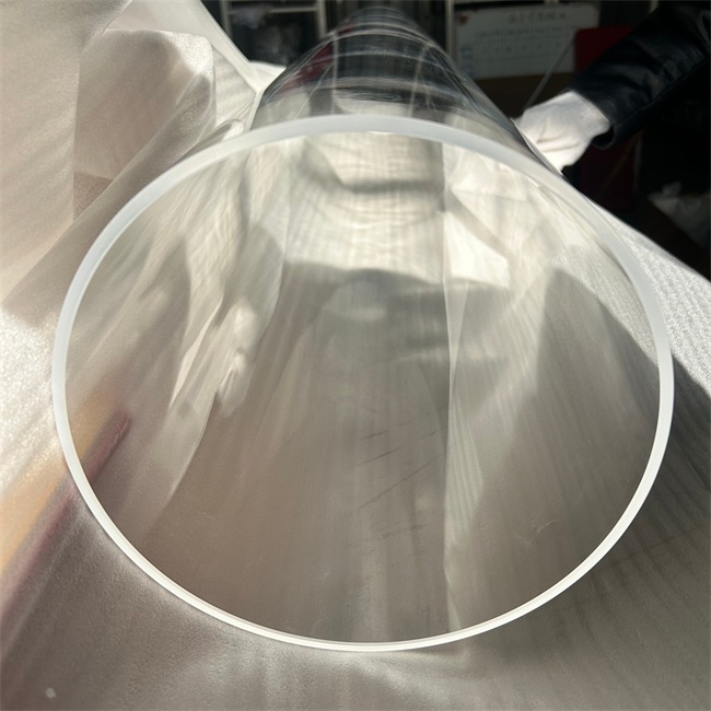 Large outer diameter 200-5000mm transparent high transparency quartz tube Large outer diameter 200-5000mm transparent high transparency quartz tube
