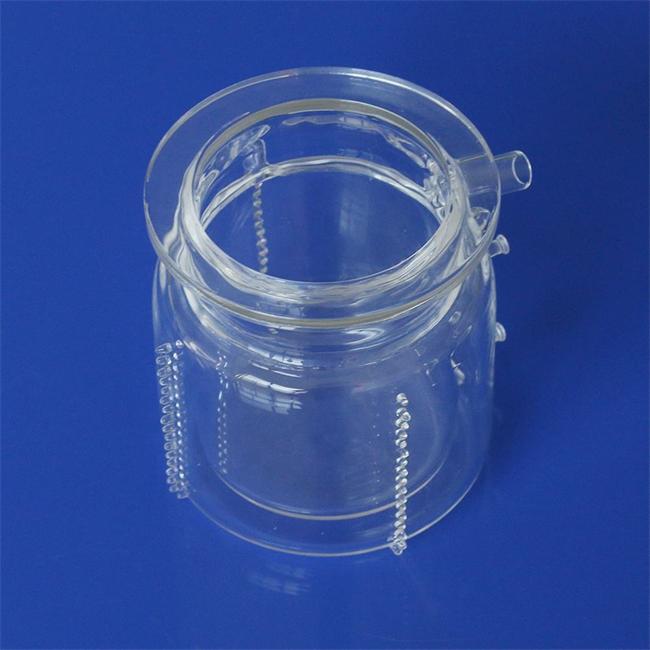 Transparent quartz reactor Transparent quartz reactor