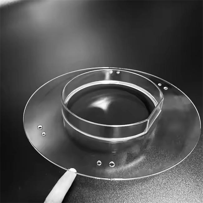 Low thermal expansion coefficient high-purity quartz flange Wholesaler Low thermal expansion coefficient high-purity quartz flange Wholesaler