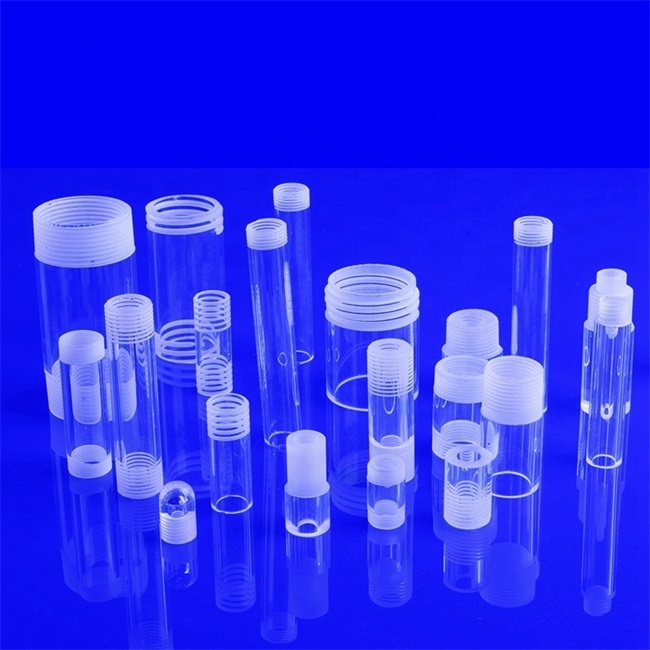 Laboratory Threaded Quartz Glass Tube Laboratory Threaded Quartz Glass Tube