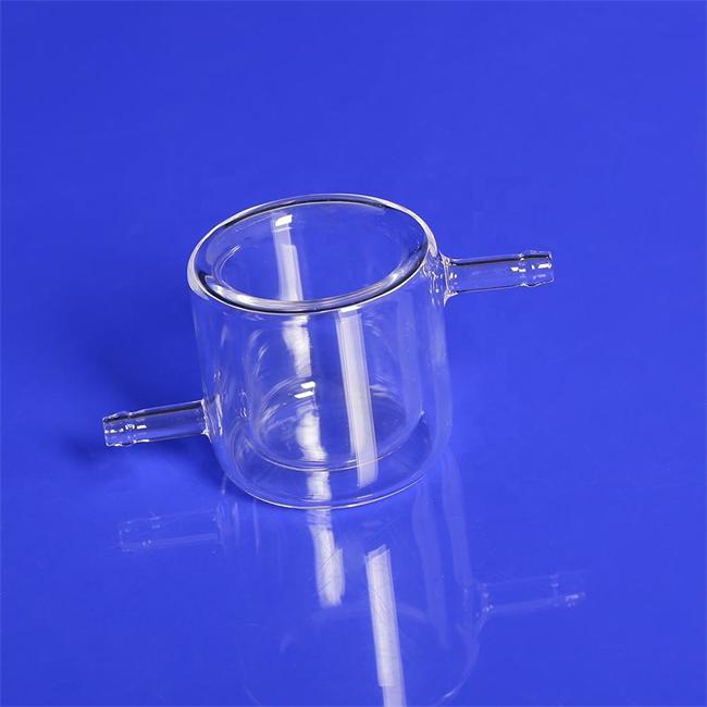 Transparent quartz double-layer reactor manufacturer Transparent quartz double-layer reactor manufacturer