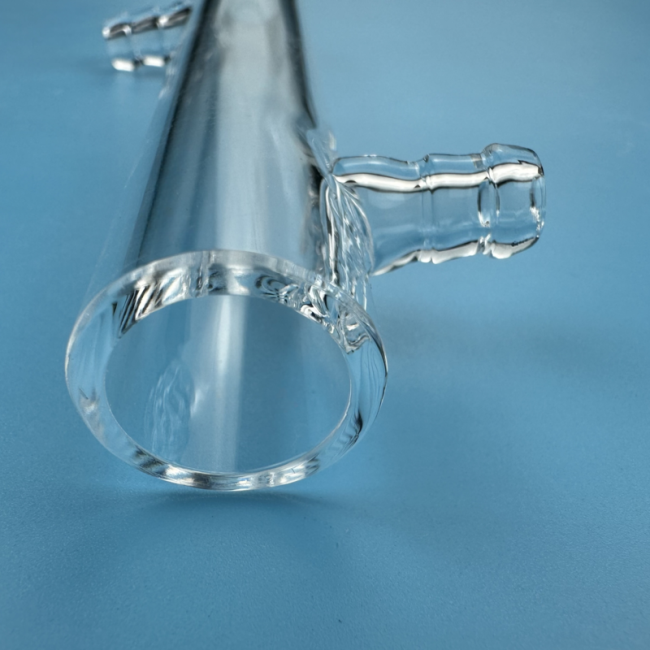 30-500mm vacuum double-layer quartz tube supplier 30-500mm vacuum double-layer quartz tube supplier