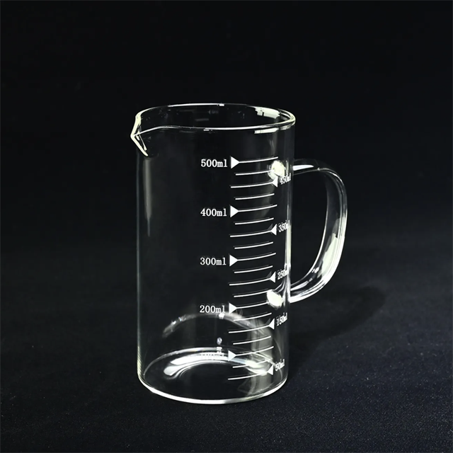 High Quality Fused Quartz Beaker with Scale