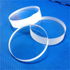 TRANSMISTANCE HAUTE TRANSMISTANCE DISC DE VERRE DE QUARTZ UV TRANSPARENT