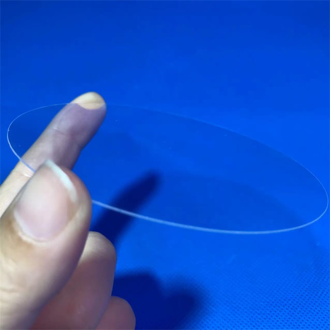 Ultra-thin Transparent Quartz Glass window