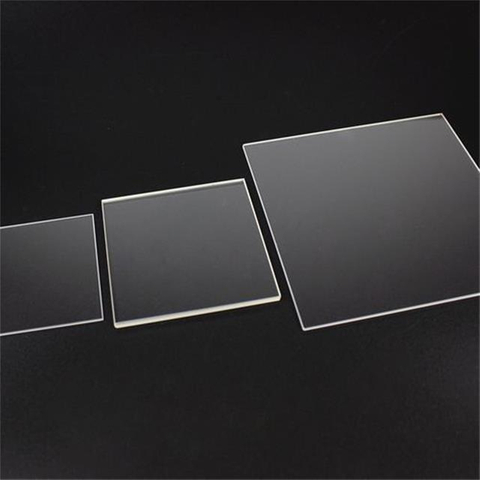 Plaque de quartz UV à transmittance élevée transparente