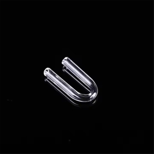 Tube en verre de silice fusionné en forme de U