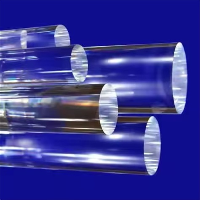 5-200mm transparent optical fused silica glass rod factory