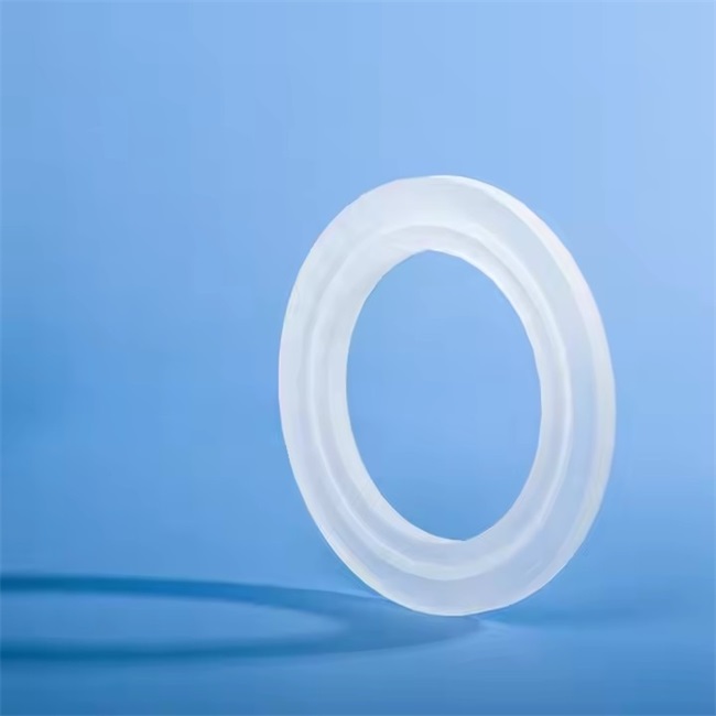 Milky white vacuum quartz glass flange ring wholesaler