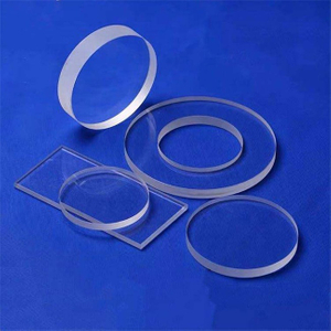 0.5-100mm Length And Width Transparent UV Quartz Plate