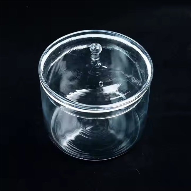 Le prix du creuset en quartz à haute température avec couvercle en laboratoire
