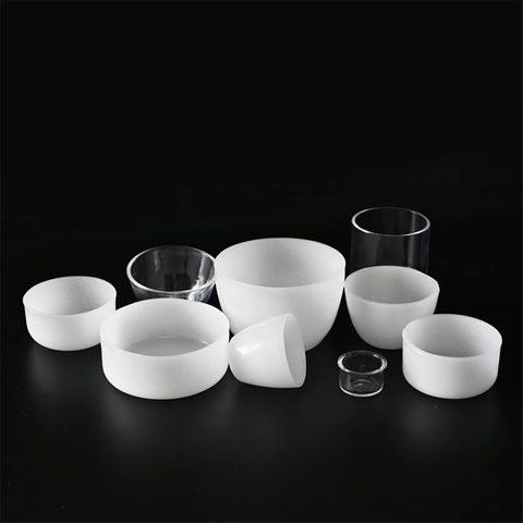 10-1000 ml de alta pureza transparente cadinho