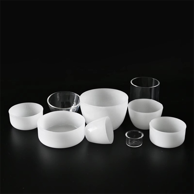10-1000 ml de alta pureza transparente cadinho