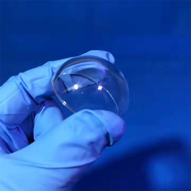 High temperature resistant 1-100mm high-purity chemical dome cover optical quartz crucible