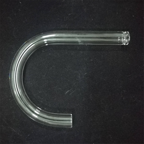Laboratory Optical Lighting U-shaped Transparent Quartz Tube