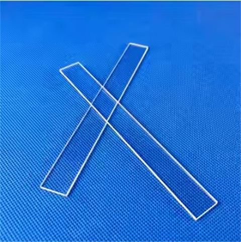 Rectangular Ultra-thin Transparent Quartz Plate