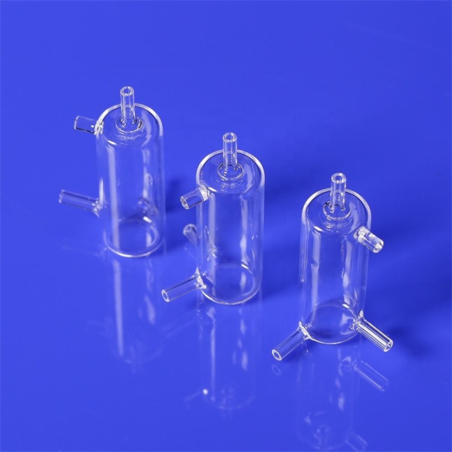 Laboratory transparent quartz overflow tube wholesale