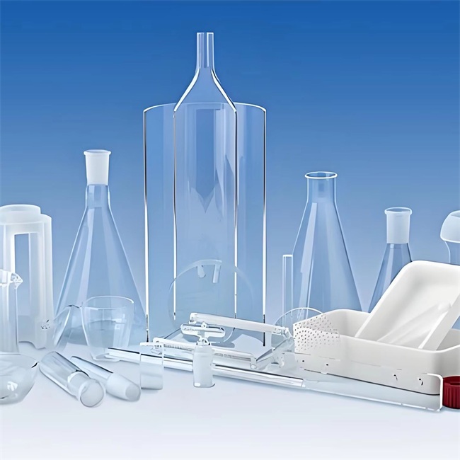 High temperature and corrosion-resistant quartz reaction vessel