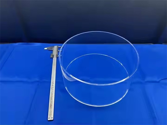Heat resistant large-diameter quartz glass tube Supplier
