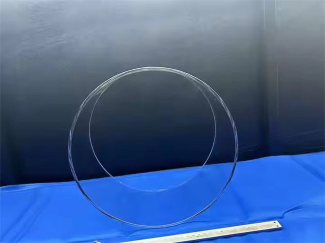 Heat resistant large-diameter quartz glass tube Wholesaler
