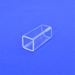Square Quartz Glass Tube
