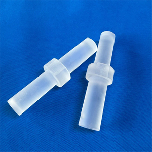 Semi-transparent Frosted Quartz Rod