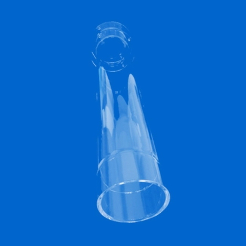 500-2000mm high temperature resistant quartz furnace tube