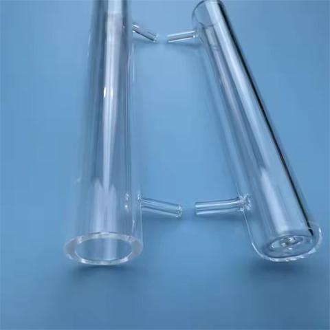 Laboratoire de chimie 3-300 mmod tube en verre de quartz