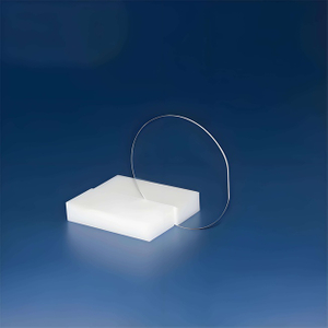 Highly Transparent Quartz Disc with Notch